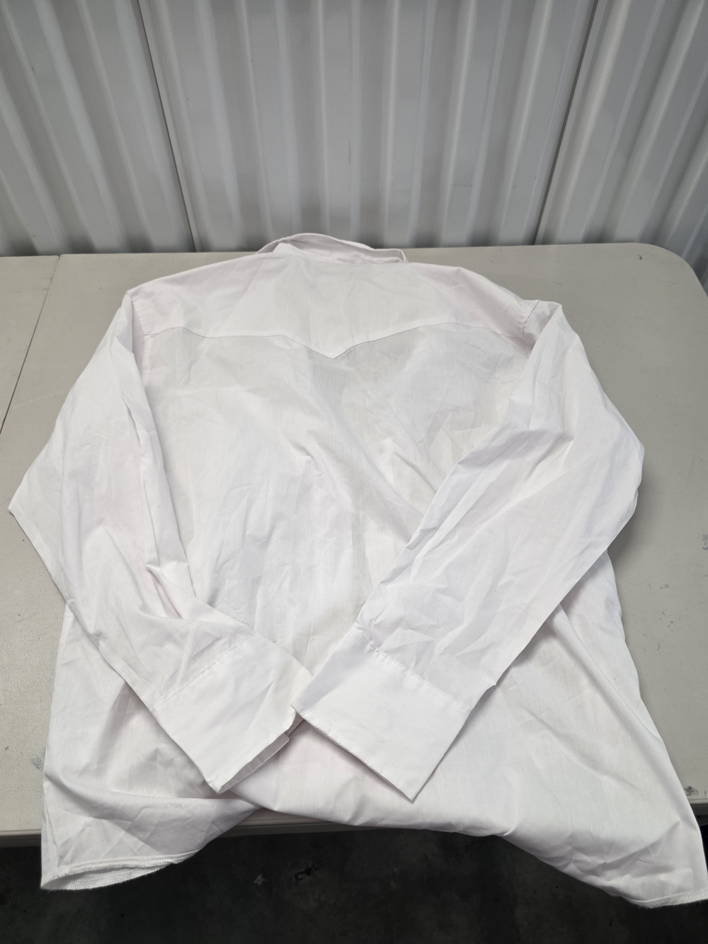 Wrangler White Classic Fit Pearl Snap Shirt Men's Size Large NWT - Picture 6 of 7